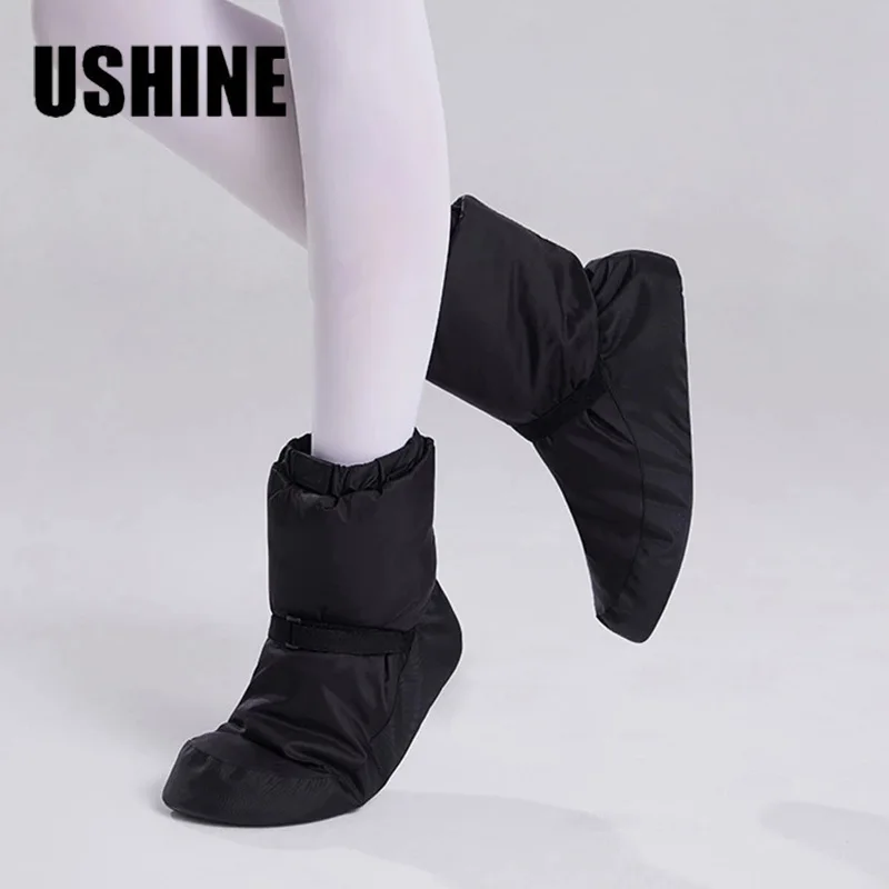 

Балетные туфли USHINE для взрослых, хлопок, для современных танцев, для зимы