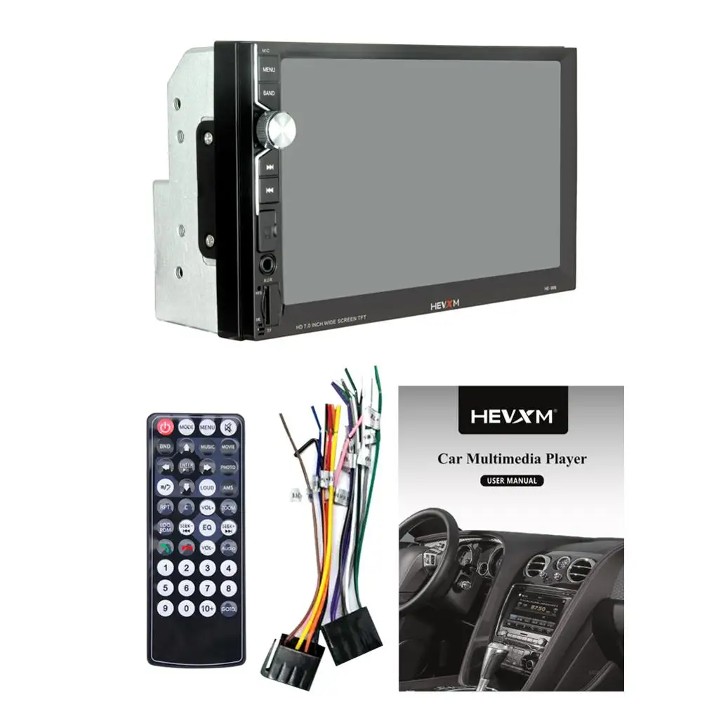 

HE-999 car 7 inch Bluetooth MP5 player hands-free double ingot MP3 d machine mobile phone interconnecti