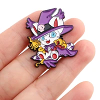 tailmon cat cute badges with anime enamel pin brooches lapel pins cartoon badges on backpack decorative jewelry gift accessories