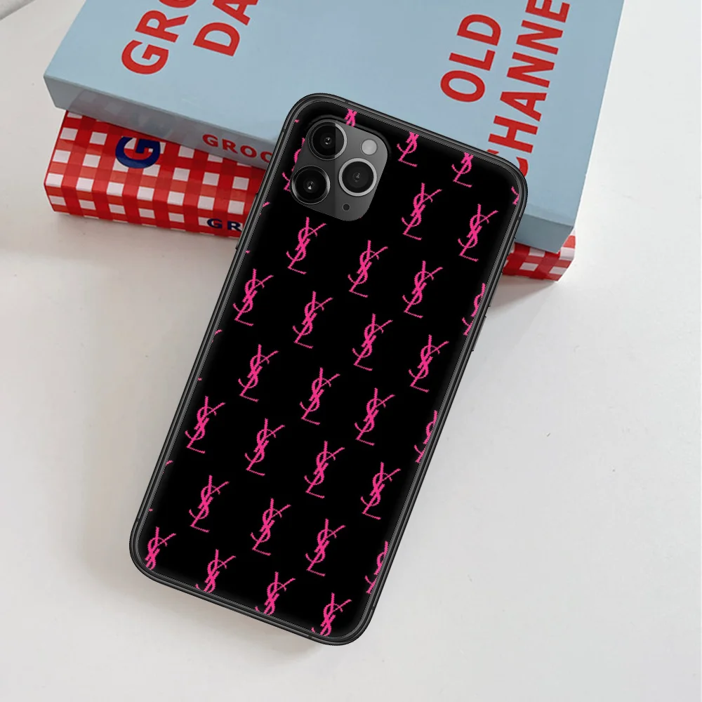 

France Luxury Brand Phone Case For IPhone 4 4s 5 5S SE 5C 6 6S 7 8 Plus X XS XR 11 12 Mini Pro Max 2020 black Prime Painting