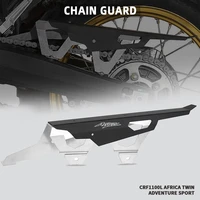 belt sprocket chain guard cover for honda crf1100l africa twin adventure sports 2019 2020 2021 moto chain decorative guard