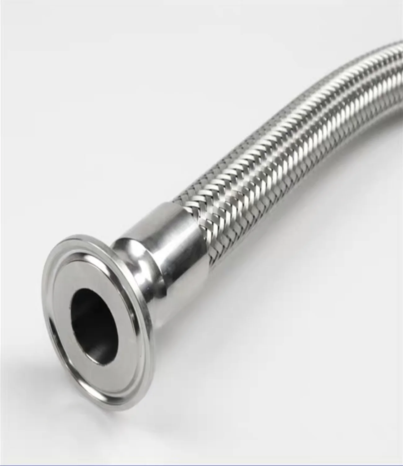 Наконечник 51 мм (1 5 дюйма DN40) 64 плетеный гибкий шланг с тройным зажимом для