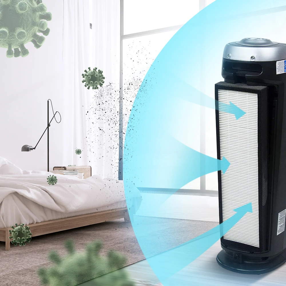 Filterhualv настоящий HEPA фильтр Замена для Germ Guardian очиститель воздуха AC4300BPTCA AC4900CA AC4825