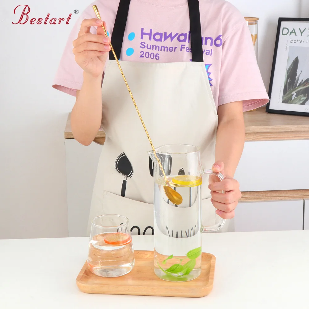 5 шт. Коктейльная ложка с длинной ручкой из нержавеющей стали напиток десерт