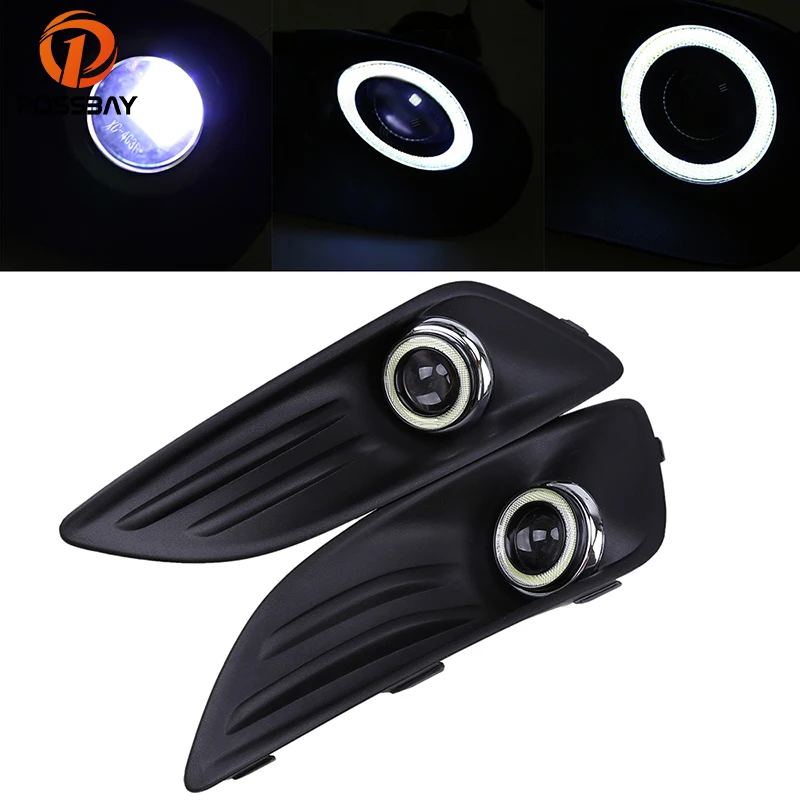 POSSBAY светодиодный Ангельские глазки туман светильник s дневные ходовые огни