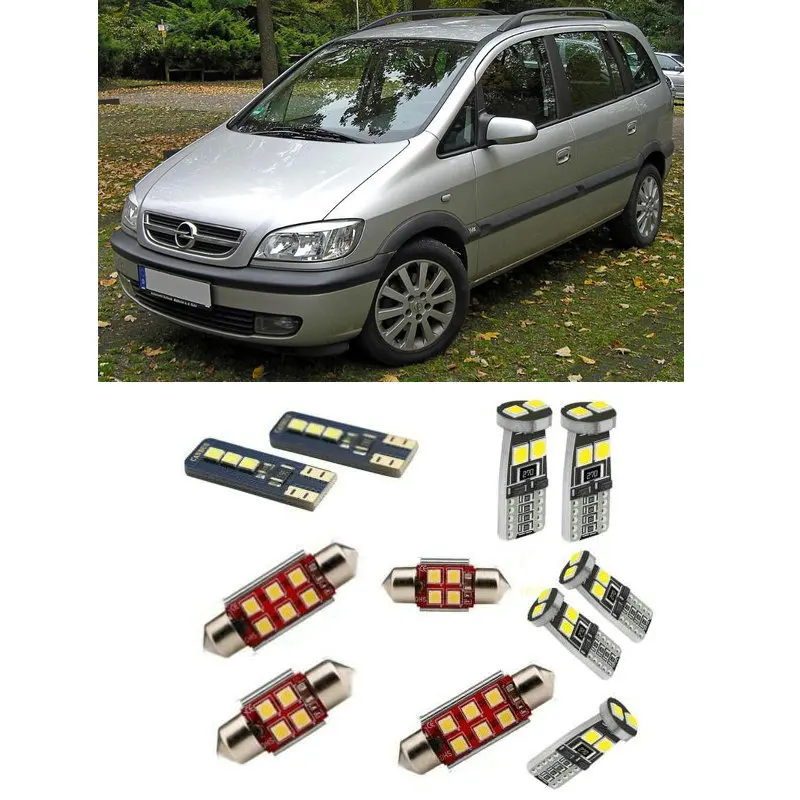 Автомобильные аксессуары яркий белый супер-яркий набор для Opel Zafira A 1999 - 2005 без