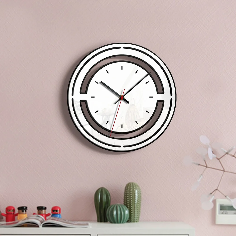 Скандинавские креативные модные цифровые простые настенные часы современный