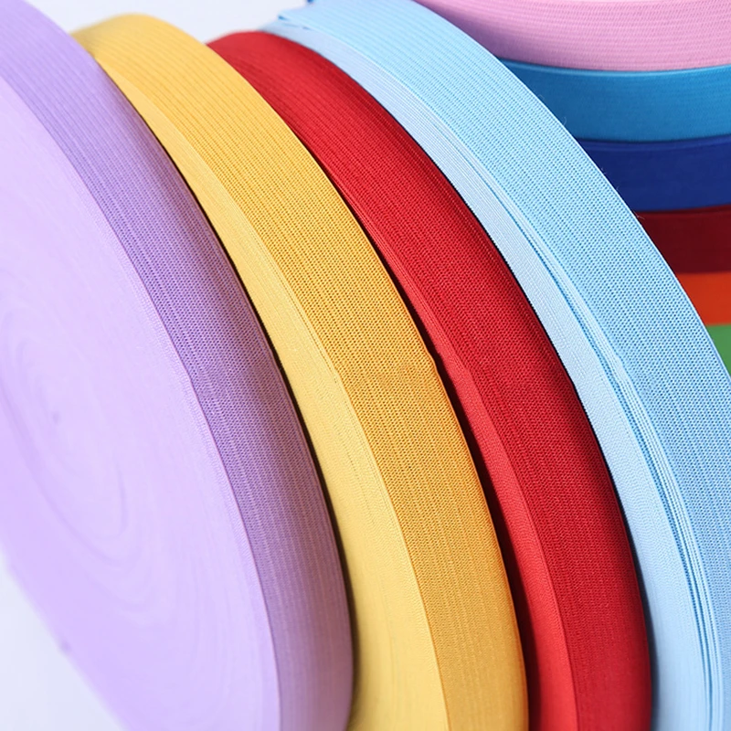 Разноцветные эластичные ленты для канатная Резиновая лента, 2 метра, 20 мм, 2 см, спандекс, лента для шитья, кружевная отделка, аксессуар для од...