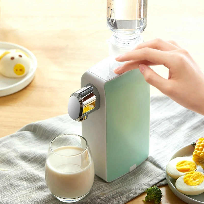 

Mini Instant Hot Water Dispenser,Electric Water Heater Adjustable Temperature Tea Coffee Desktop Drinking Fountain