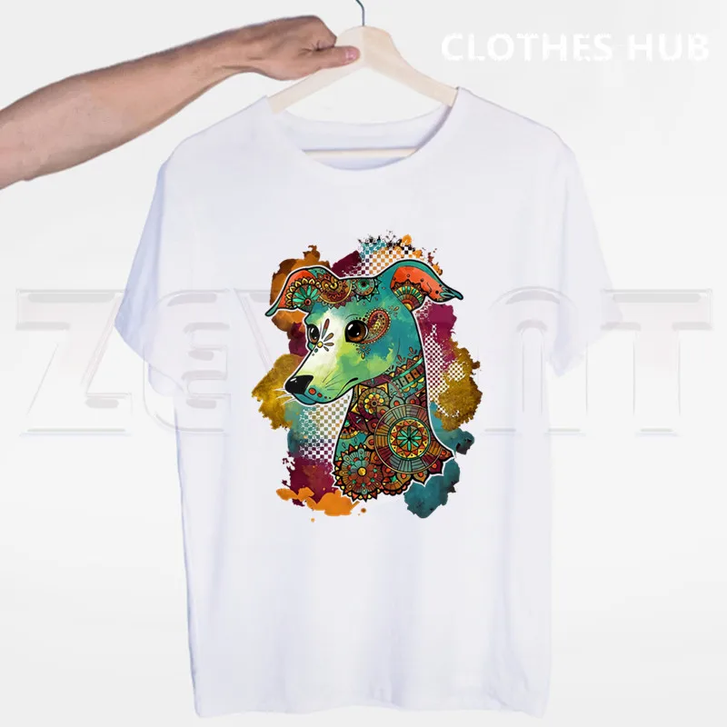 Футболка с круглым вырезом и коротким рукавом для домашних животных | Мужская