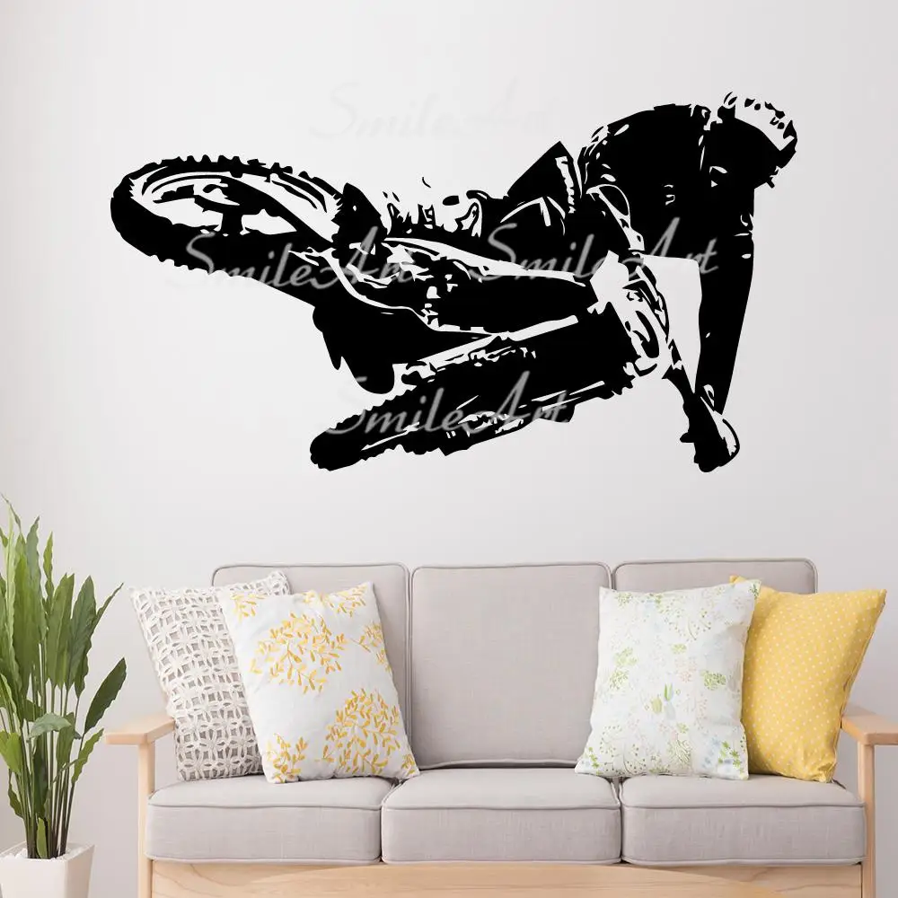 

Мультяшные мотоциклы, наклейки на стену из ПВХ, современные модные стикеры на стену для детской комнаты, настенные Стикеры, водонепроницаем...