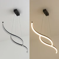 whiteblack nordic lamp led chandeliers for kitchen bedroom dining room acrylic hanging modern chandelier lighting fixtures