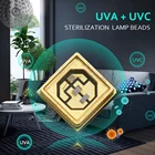 6V UVA UVC светодиодный светильник с кристаллами, стерилизатор, УФ-светильник, дезинфекция, бактерицидная лампа 254nm 365nm 3535 Бактерицидные Ультрафиолетовые лампы