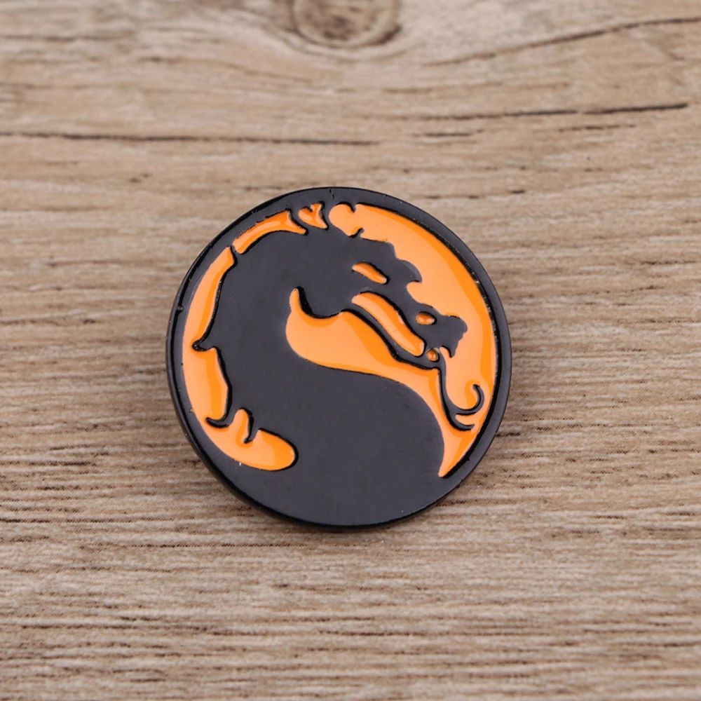 

DZ1821 Game Dragon Creativity Cool Enamel Pins Badge for Backpack Collar Lapel Pin Hat Jewelry Birthday Gifts for Friends Men
