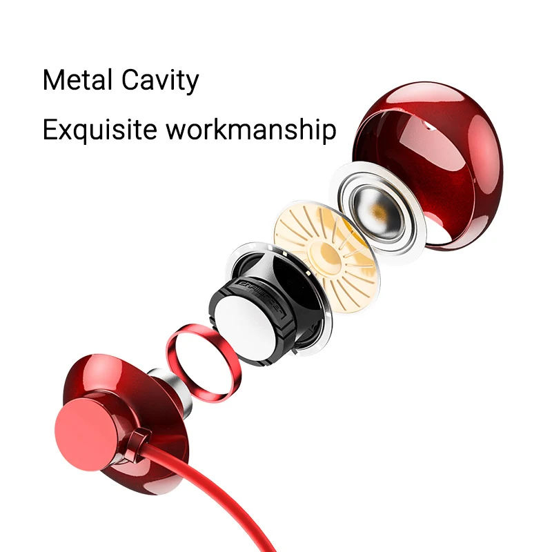 

EARDECO Bluetooth Earphone Bass Neckband Earphones Stereo Wireless Headphones Waterproof Music Sport Headsets with Mic Earbuds