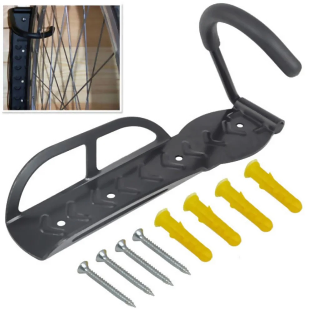 

3 Pcs Bike Hook Heavy Duty Bike Hanger Bike Storage Wall Mounted Hooks Bracket