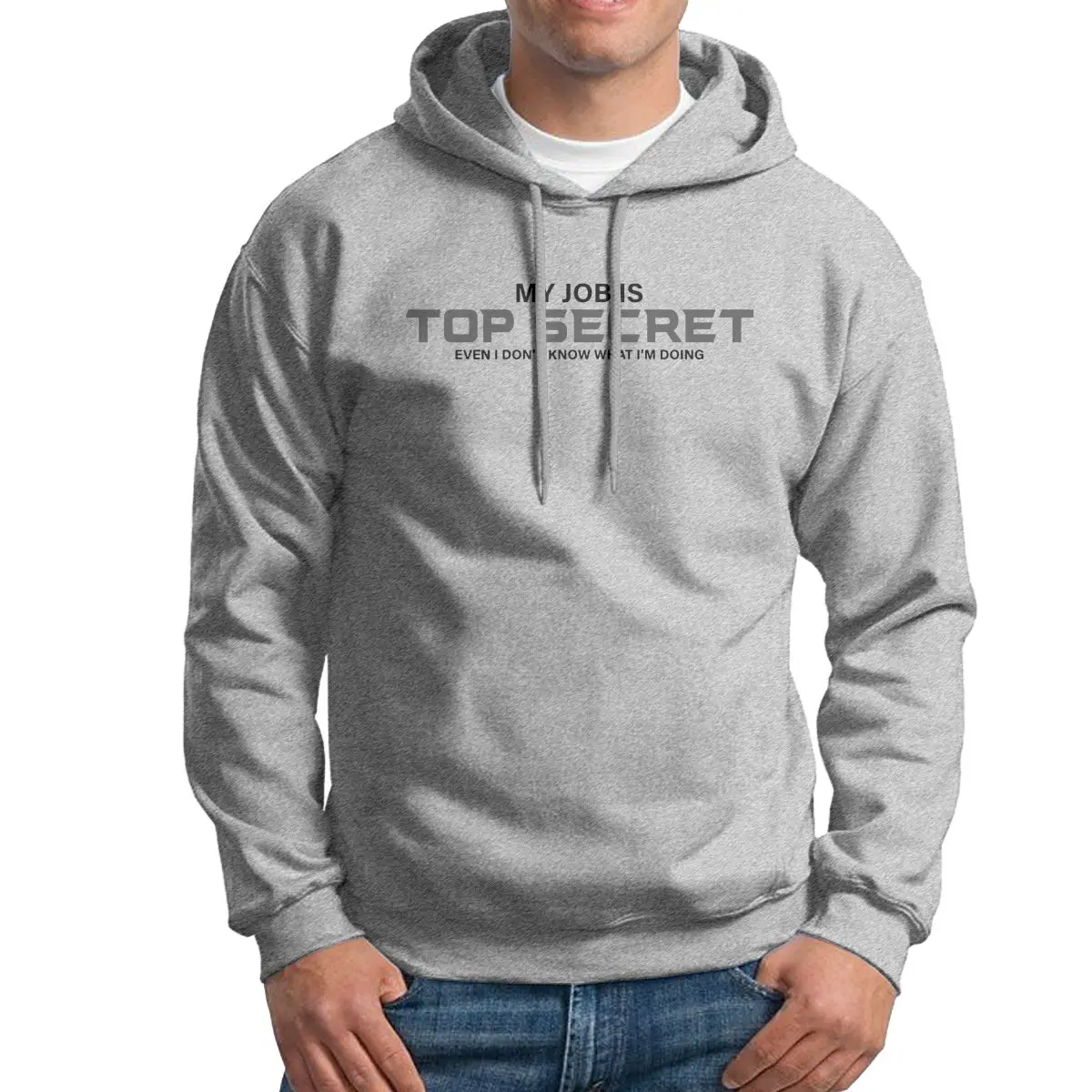 

Толстовка мужская с капюшоном, 100% хлопок, зима