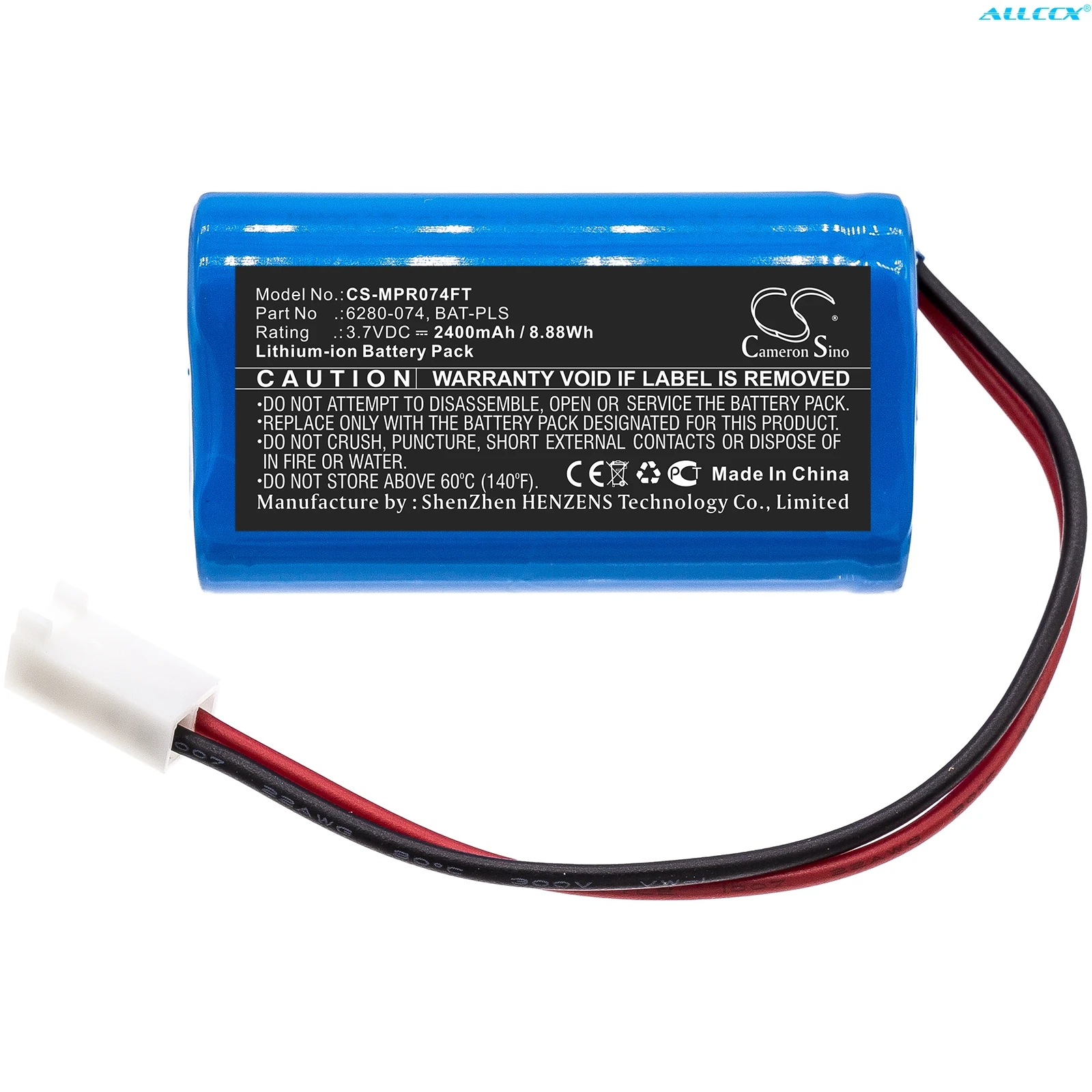 

Cameron Sino 2400mAh Flashlight Battery for Monarch Pocket LED Stroboscope