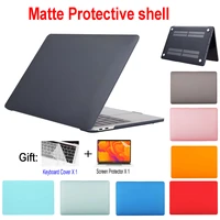 2021 new laptop case for macbook m1 air promax 16 14 13 inch chip a2442a2485a2179a2337a2338a2289 touch barid 11 12 15inch case