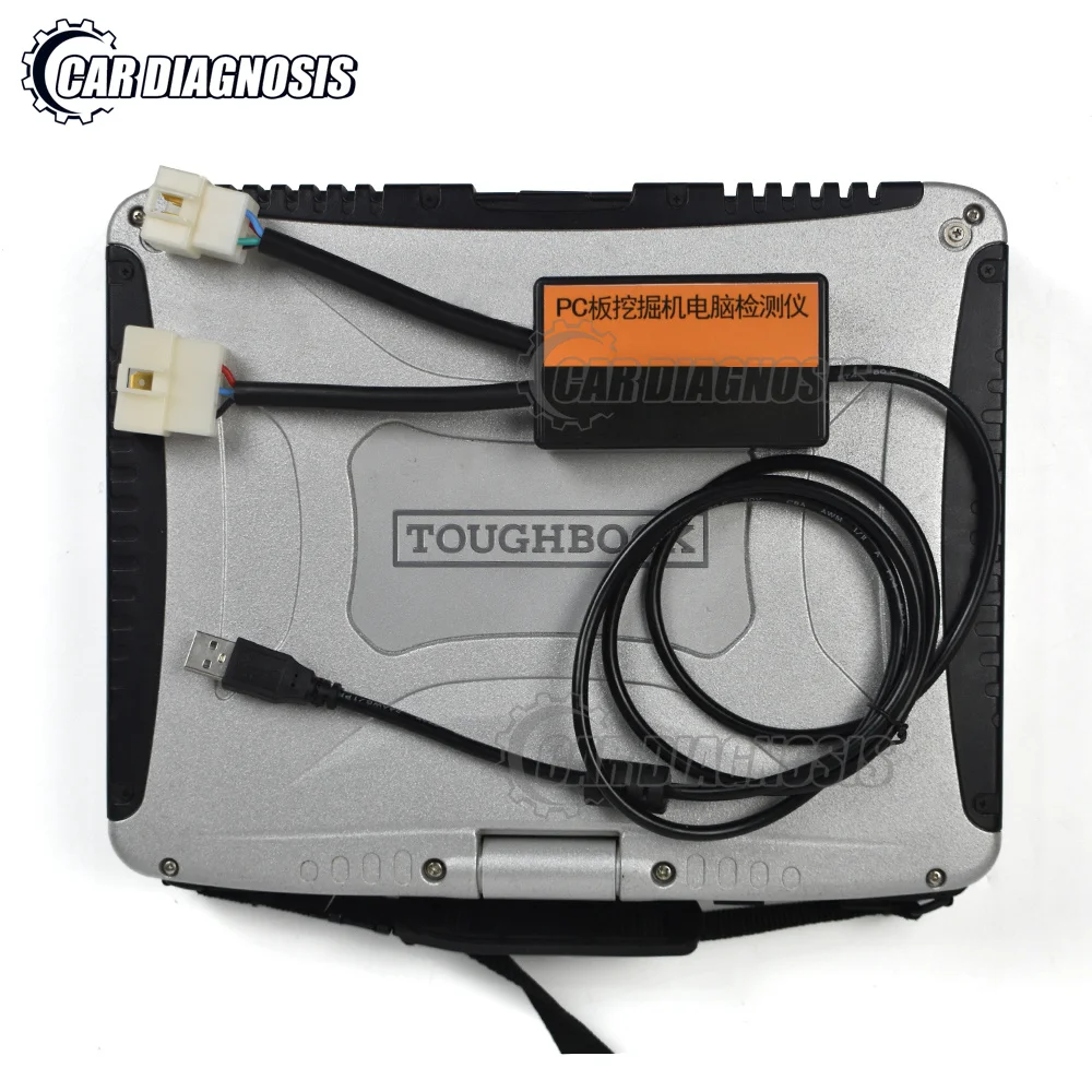 

Excavator Diagnositc Cable For hitachi 4pin and 6pin cont connectors cable Dr.ZX with Toughbook CF19 laptop