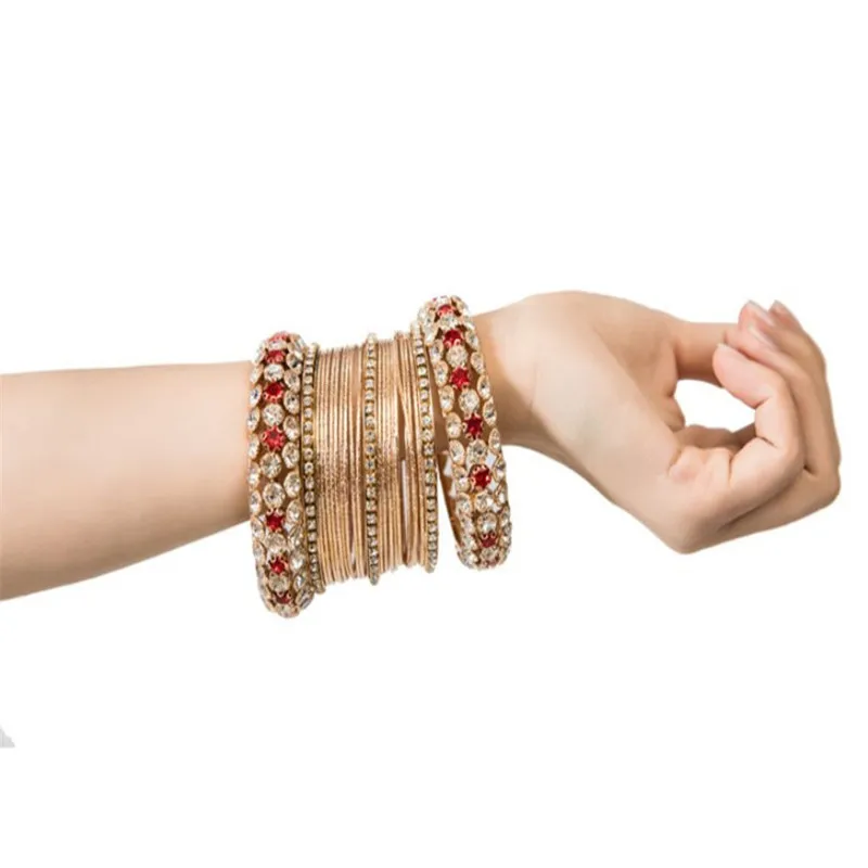 

Позолоченный Браслет с искусственным жемчугом и стразы, индийский Болливудский ювелирный браслет, аксессуар для костюма живота, Арабская п...