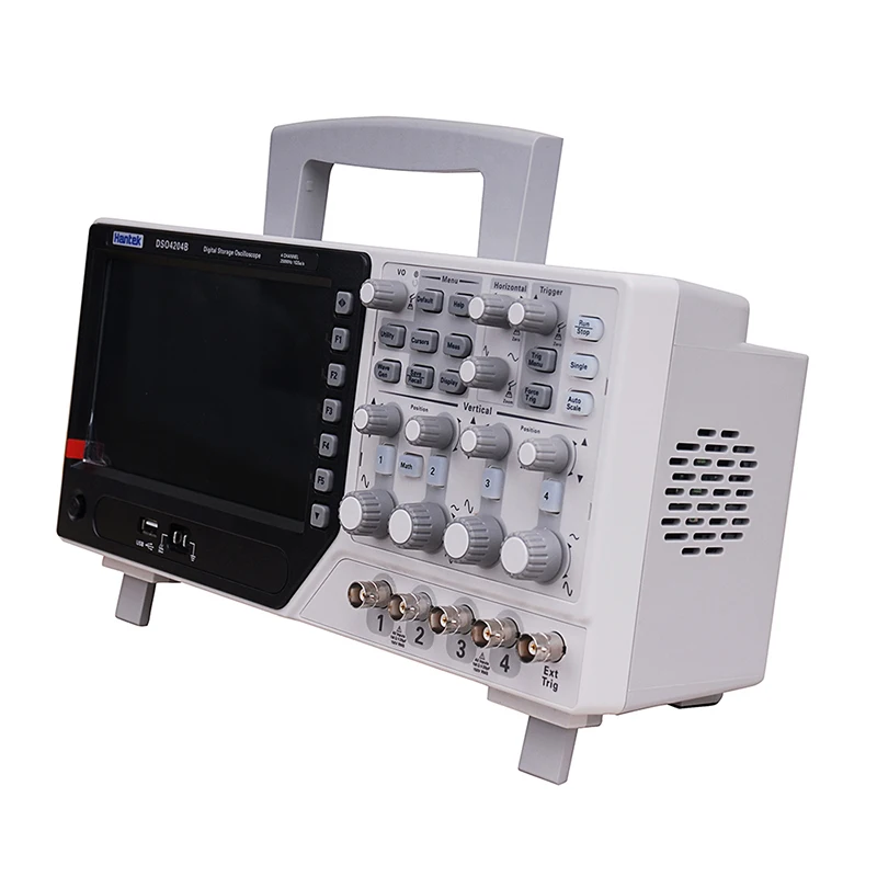 Hantek DSO4204B цифровой осциллограф Usb осциллографы 200 МГц 4 канала 1GSa/S Ociloscopio помощи при