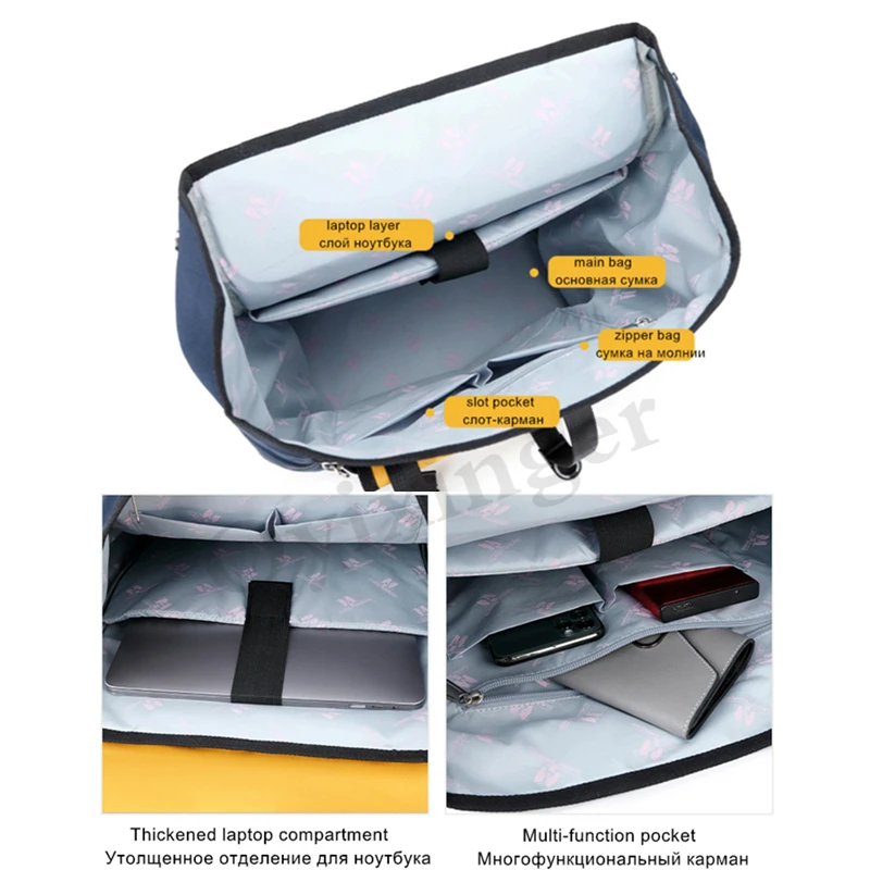 OYIXINGER Large Capacity Girl Schoolbag High Quality Waterproof Nylon Backpack For Schoolchildren Fashion Patchwork School Bags