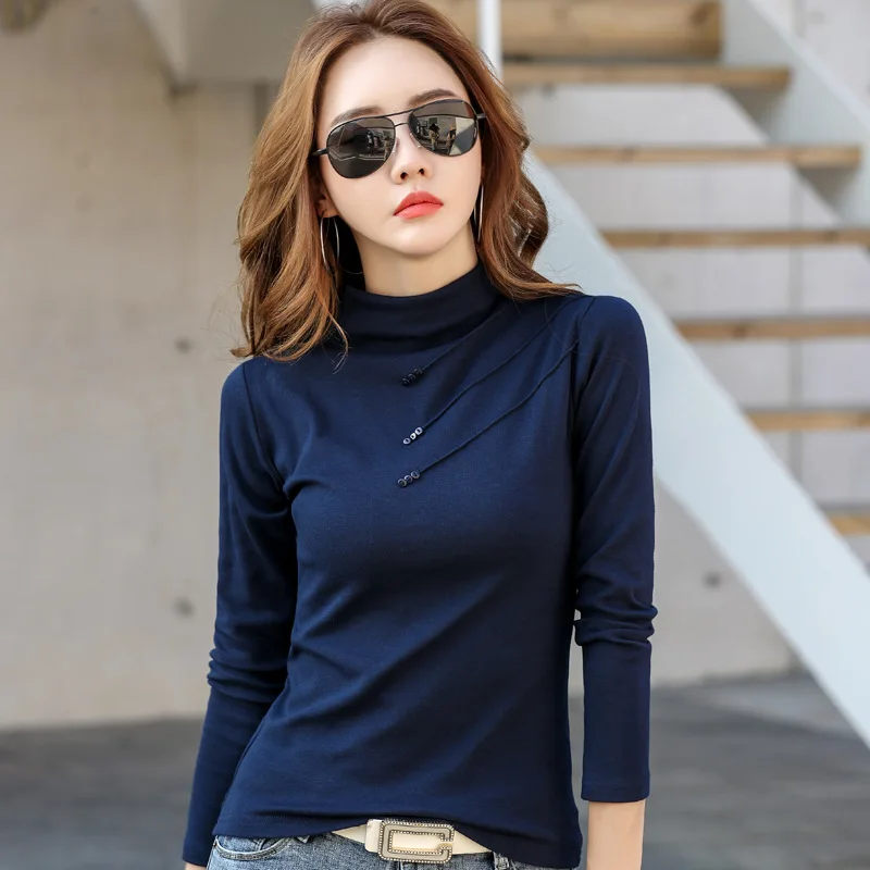 

Printed Long sleeve T Shirt Women Cropped Tops Tee Shirt Woman Clothing High Quality one
