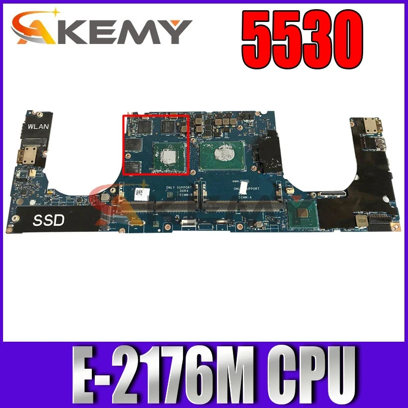 

CN-05R14M 05R14M 5R14M для Dell OEM Precision 5530, материнская плата для ноутбука, Задняя деталь, Задняя деталь, 100% рабочий