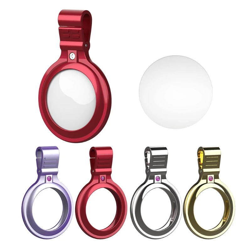 

For Airtags Metal Protective Sleeve For Locator Tracker Anti-lost Device Keychain Protective Sleeve