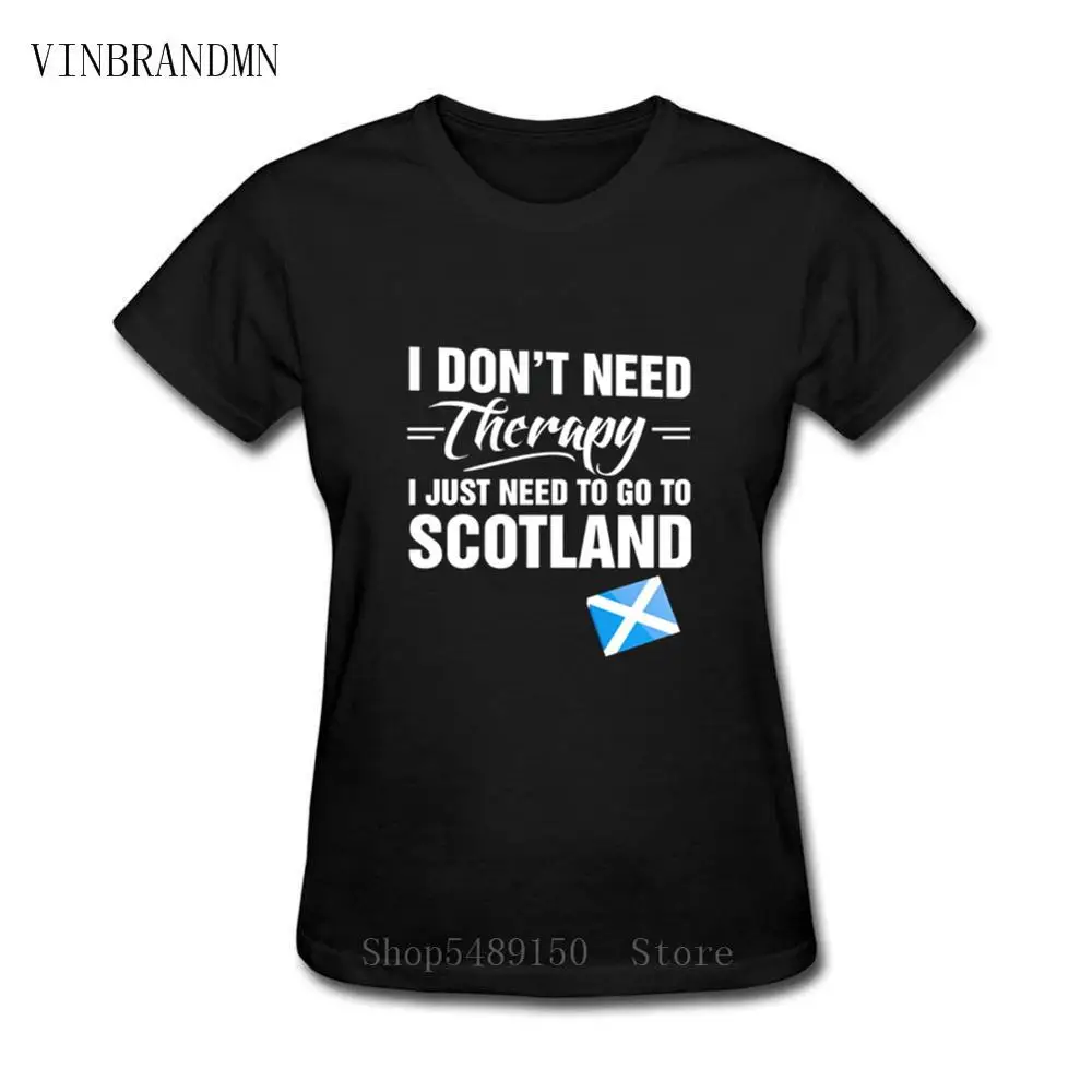 

Хипстерские топы, футболки, 100% хлопок, модная футболка с круглым вырезом, мне не нужна терапия, мне просто нужно пойти в Шотландию, футболка, ...