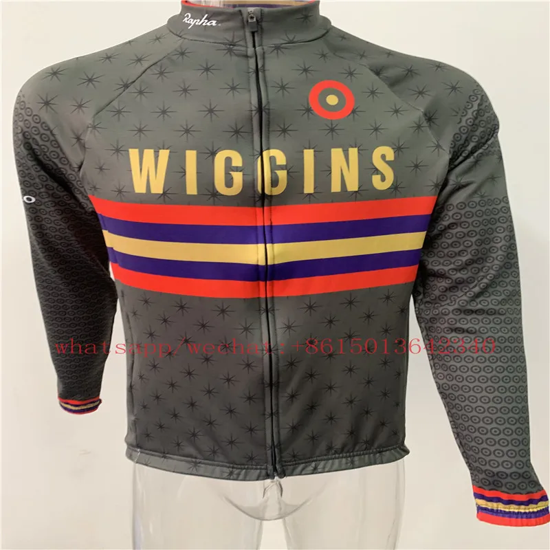 New Wiggins men's high quality winter wool warm long sleeve professional team cycling bicycle tights bicicleta maillot ropa