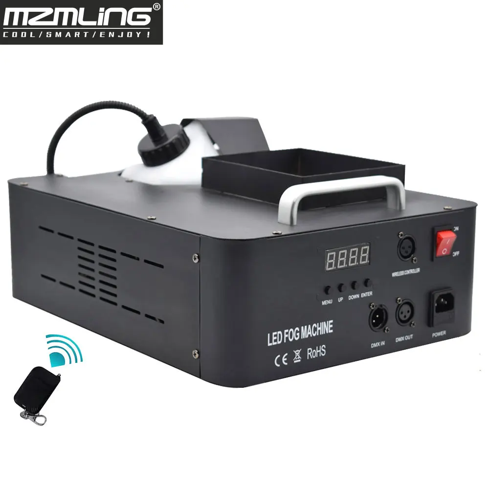 Супер светодиодный 3000Вт RGB 3 в 1 противотуманная машина 2.5л DMX512 дымовая с 24x3w