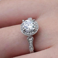 14k white gold square diamond ring for women men fine anillos mujer bizuteria bijoux femme gemstone wedding jewellery ring anel
