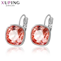 xuping jewelry fashion earring with colorful crystal for wedding gifts a00610701