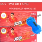 Мячи для настольного тенниса double fish V40 + 3 звезды, полимерные мячи из АБС-пластика со швом, новый материал, оптовая продажа, всего 10 мячей