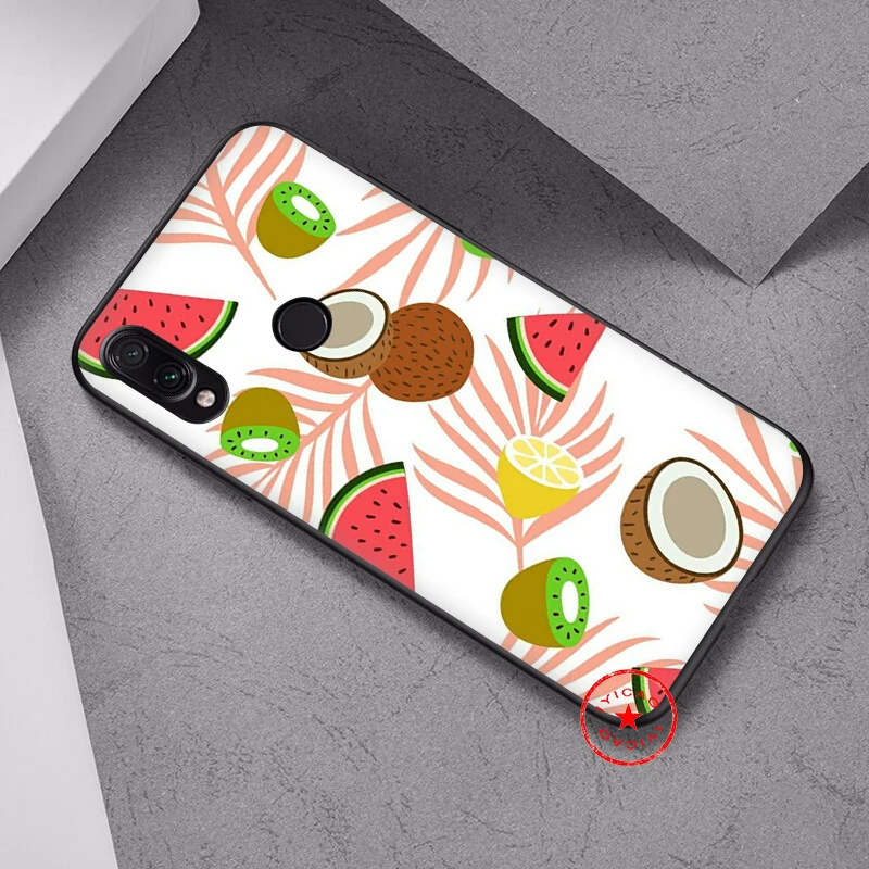 IYICAO мультфильм с фруктовым принтом в виде Арбузов мягкий чехол для Xiaomi Redmi K20 8A 7A 7 6