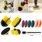 Набор щеток для дрели в ванную комнату, Электрический электроскребок, инструмент для моделирования плитки, полировщик, чистящие инструменты