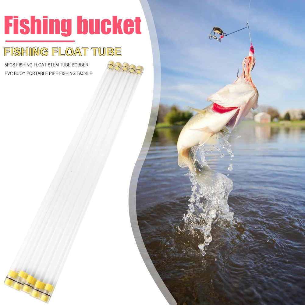 

5pcs Bobbers Fishing Tackle Part Water Fishing Floats Bobber Float Stem Tubes Outdoor Fishing Tackles Supplies