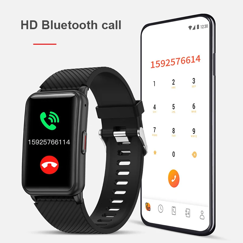 

2021 New Sports Music Smart Watch Men 1G Memory TWS Headset Function Full Touch Fitness Tracker Bluetooth Call Smartwatch Women