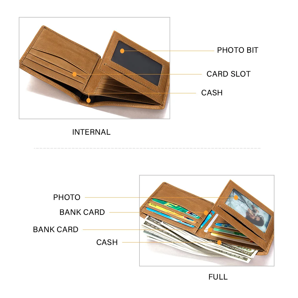 MVA Для мужчин бумажники из натуральной кожи небольшой карман для монет клатч