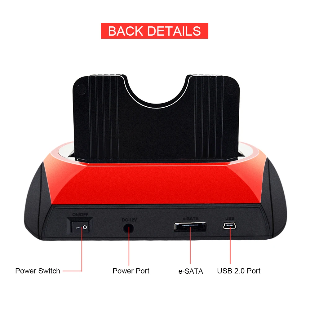 Док станция для жестких дисков Все в одном адаптер eSATA USB 2 0 5/3 5 док кардридер