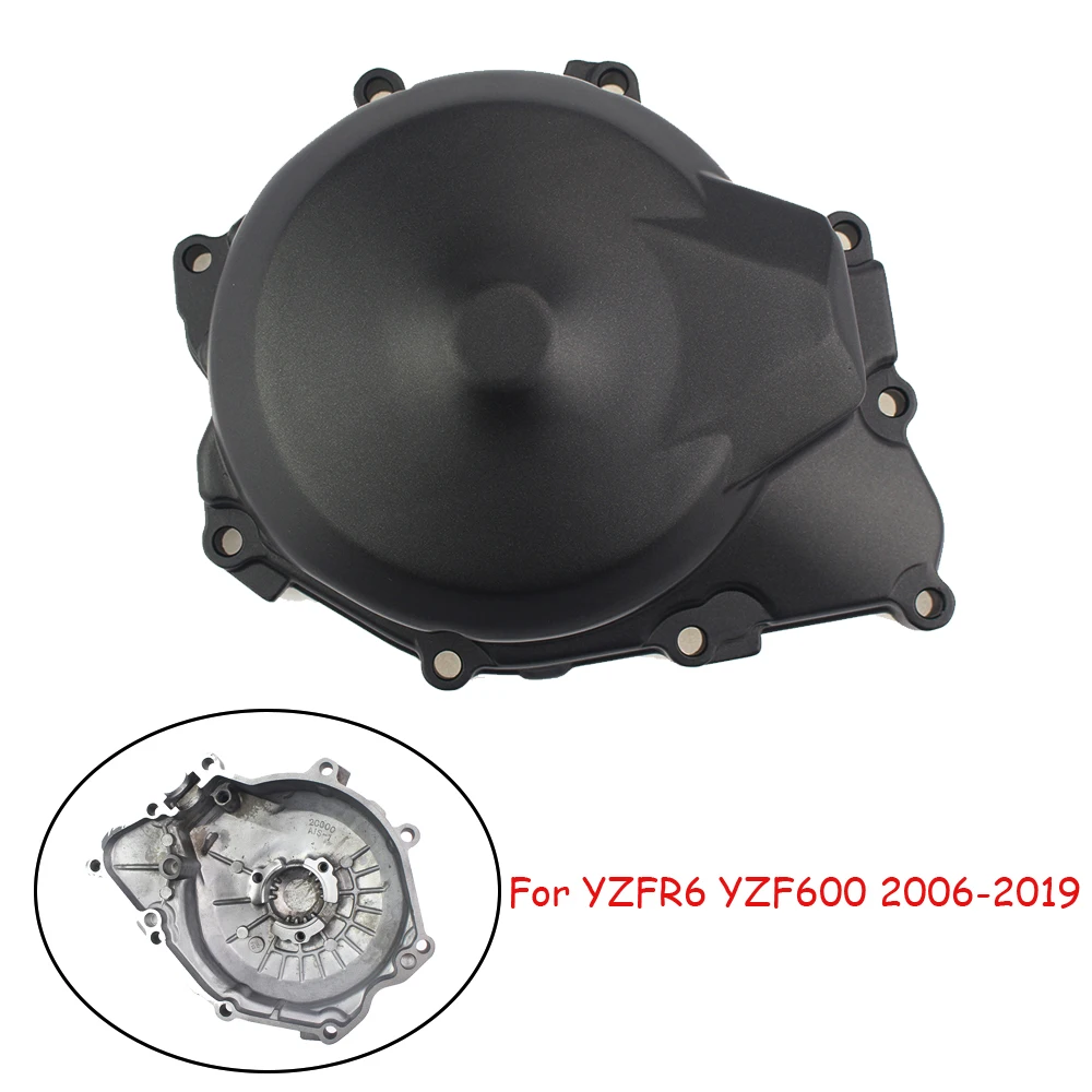 

For Yamaha YZF600 YZFR6 YZF-R6 2006-2019 Motorcycle Left Side Cover Engine Stator Crankcase Cover Guard Generator Protector