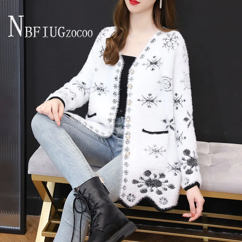 

Women Knitted Sweater Outerwear Long Sleeve Fashion Basic Sweaters