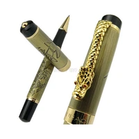 jinhao metal ancient green design descendants of the dragon refillable roller ball pen professional office stationery writing