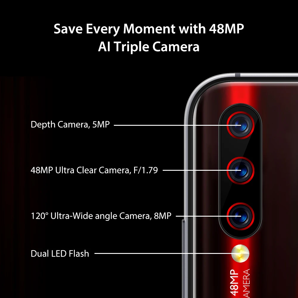 UMIDIGI X In-screen Fingerprint 6,35 AMOLED 48MP Тройная задняя камера 128 Гб телефон nfc Android 9,0 4G смартфон разблокированный сотовый