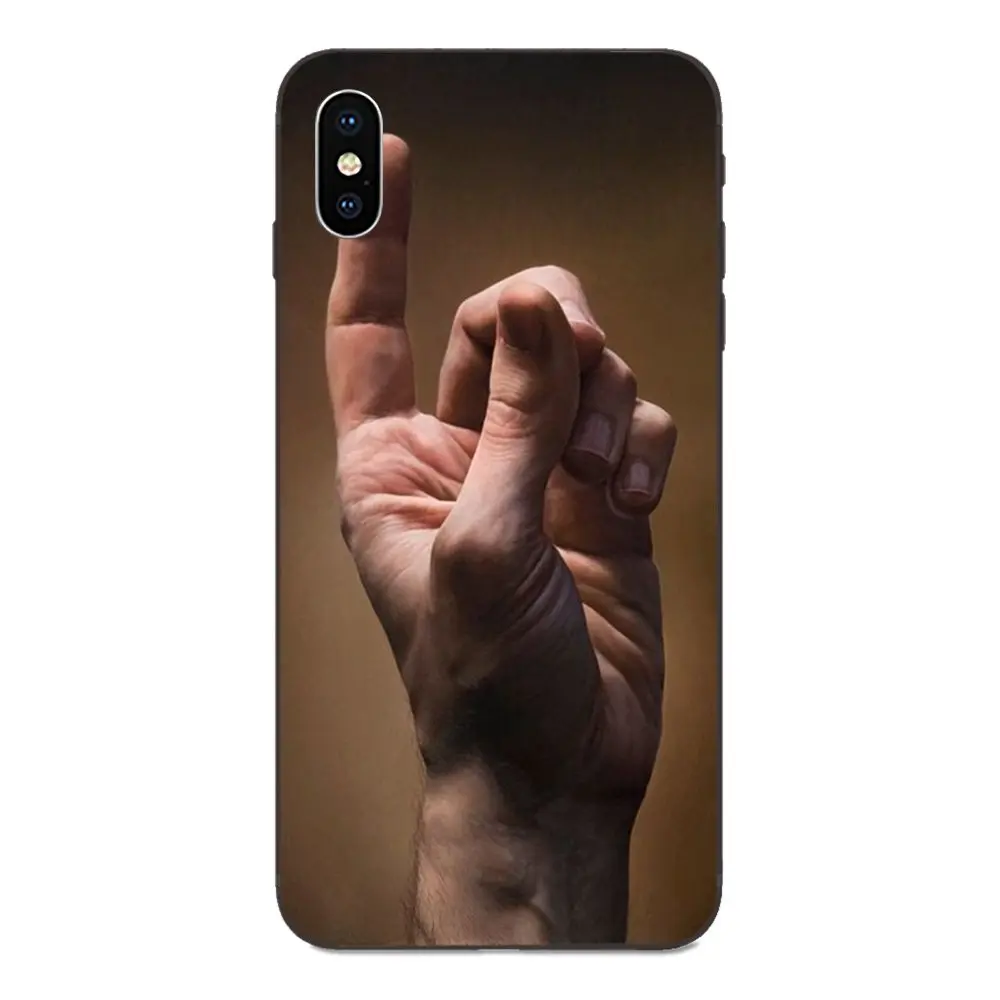 Новый стиль Bad Hand On Wood для Apple iPhone 4 4S 5 5S SE 6 6S 7 8 Plus X XS Max XR Мягкий Силиконовый ТПУ