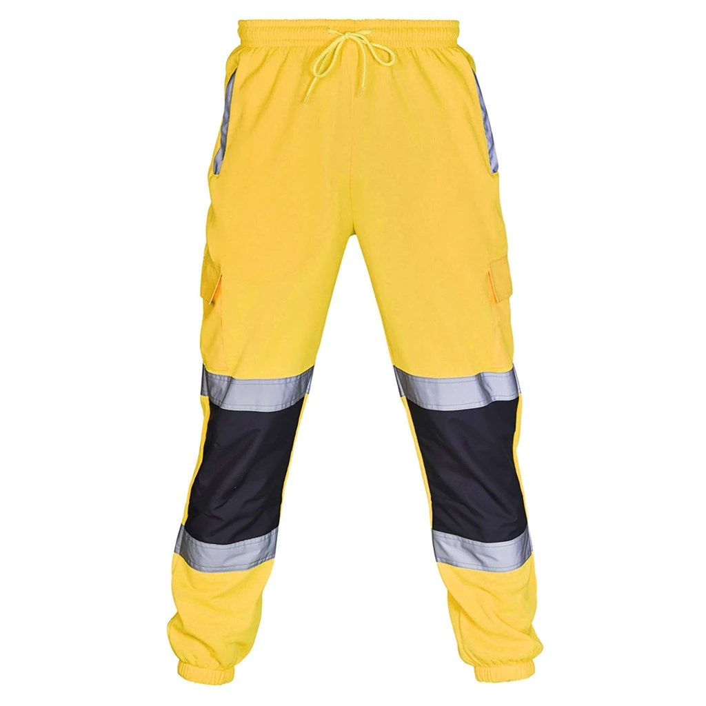 

2020 Work Pants Men's Auto Repair Labor Insurance Welding Factory Work Clothes Trousers Safety Pants Work Overalls Pocket Wear