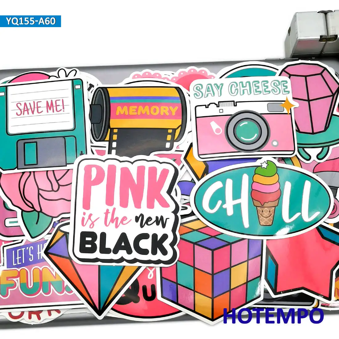 60 шт. милые короткие носки для малышей Новая мода смешанный узор наклейки игрушки