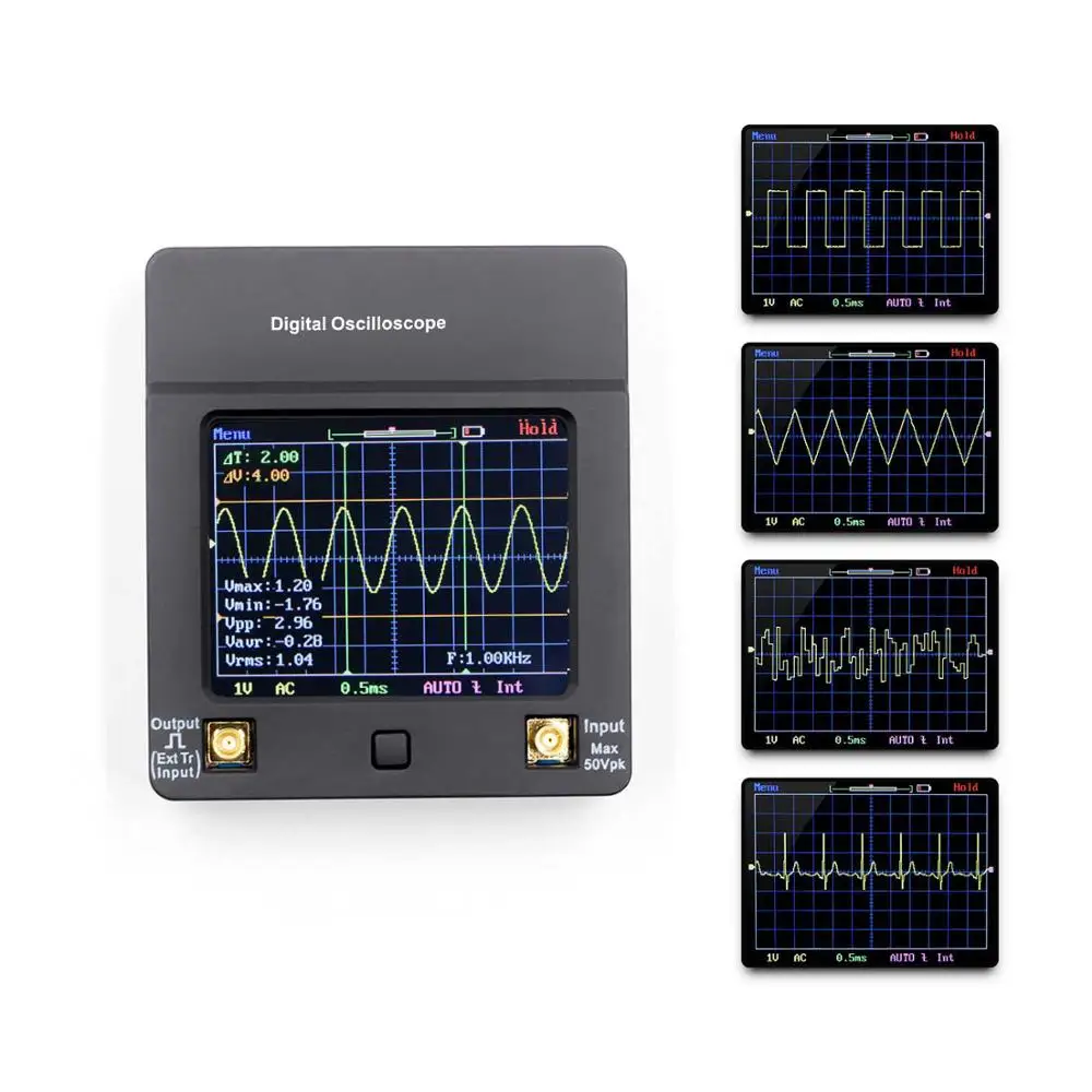 DSO112A TFT Мини цифровой осциллограф сенсорный экран портативный USB интерфейс 2 МГц